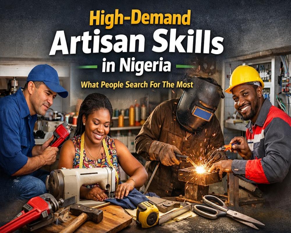 High-Demand Artisan Skills in Nigeria: What People Search For The Most