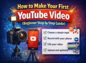 How to Make Your First YouTube Video (Beginner Step-by-Step Guide)