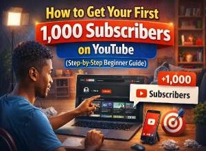 How to Get Your First 1,000 Subscribers on YouTube (Step-by-Step Beginner Guide)